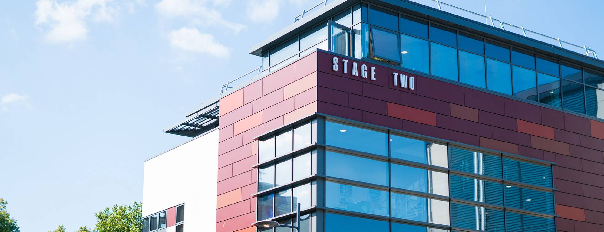 Front of Stage Two Building